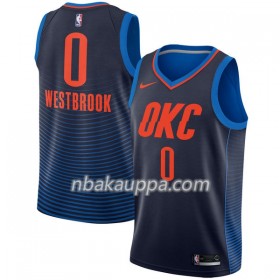 Oklahoma City Thunder Russell Westbrook 0 Nike 2017-18 Navy Pelipaidat Swingman - Miesten